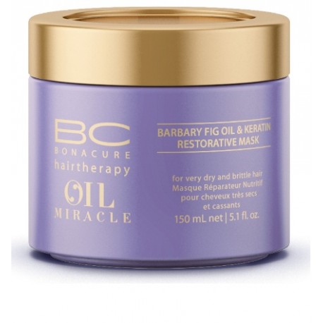 Schwarzkopf Professional BC Bonacure Oil Miracle maska ar opuncijām un keratīnu