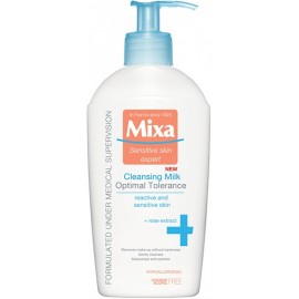 Mixa Cleansing Milk tīrīšanas pieniņš jūtīgai/kairinātai ādai 200 ml.