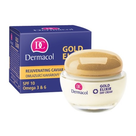 Dermacol Gold Elixir Rejuvenating atjaunojošs dienas krēms 50 ml.