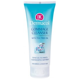 Dermacol Gommage Cleanser tīrīšanas želeja ar tējas koka eļļu 100 ml.