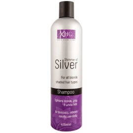 Xpel Shimmer Of Silver шампунь šviesiems/pilkiems для волос 400 мл.