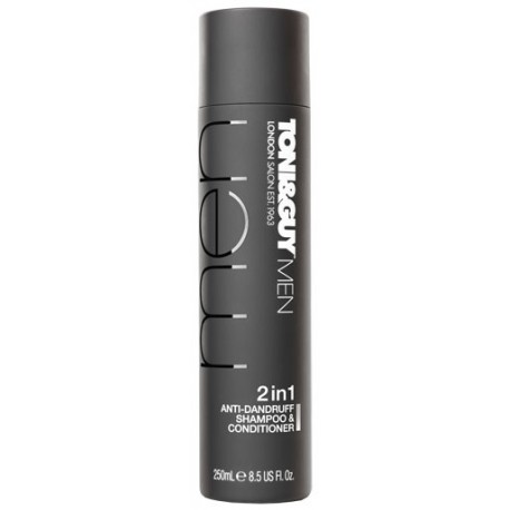 Toni&Guy Men Anti-Dandruff 2in1 Shampoo šampūns vīriešiem pret blaugznām 250 ml.