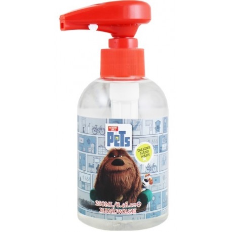 Universal The Secret Life Of Pets skaņas izlaidošs roku tīrīšanas līdzeklis bērniem 250 ml.