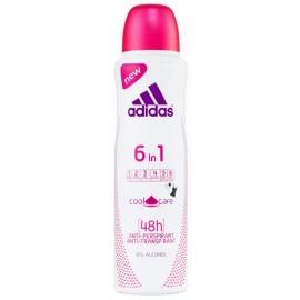 Adidas 6in1 izsmidzināms dezodorants sievietēm 150 ml.