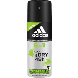 Adidas 6in1 pūšams dezodorants vīriešiem 150 ml.