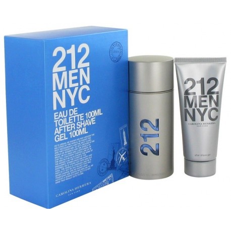 Carolina Herrera 212 komplekts vīriešiem (100 ml. EDT + 100 ml. balzams pēc skūšanās)