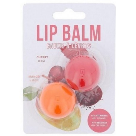 2K Duo Lip Balm ķiršu un mango lūpu balzamu komplekts (2 x 2,8 g.)