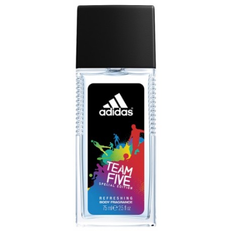 Adidas Team Five izsmidzināms dezodorants vīriešiem 75 ml.