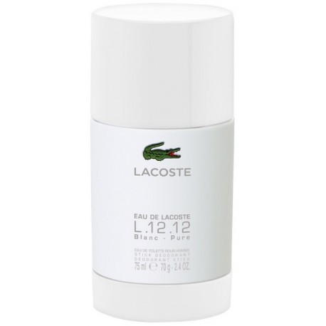 Lacoste L.12.12 Blanc zīmuļveida dezodorants vīriešiem 75 ml.