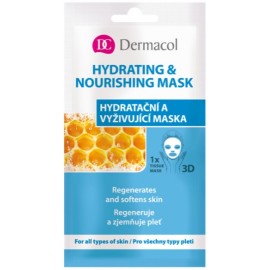 Dermacol Hydrating & Nourishing увлажняющая и питательная тканевая маска для лица 15 мл.