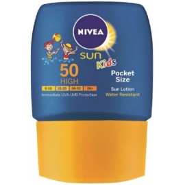Nivea Sun Kids Sun losjons bērniem pret sauli ar SPF50+ 50 ml.