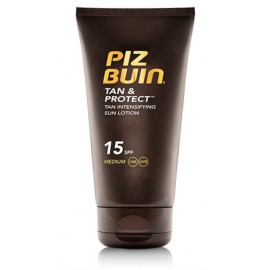 Piz Buin Tan&Protect Tan Intensifying Sun Lotion SPF15 aizsargājošs losjons pret sauli sekmējošs iedegumu 150 ml.