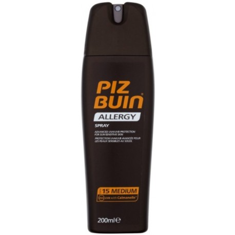 Piz Buin Allergy Spray SPF15 aizsargājošs aerosols jūtīgai ādai 200 ml.