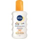 Nivea Sun Kids Protect & Sensitive спрей солнцезащитный для чувствительной детской кожи с SPF50+ 200 мл.