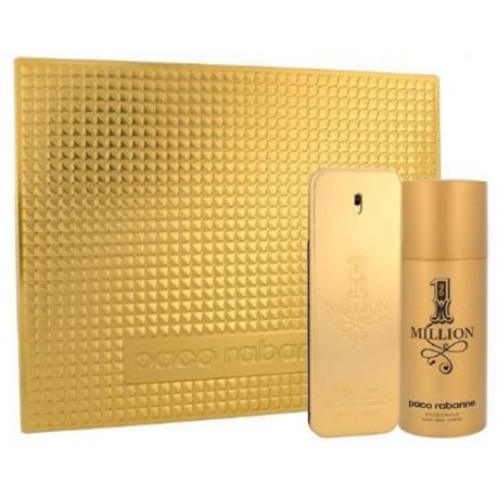 Paco Rabanne 1 Million komplekts vīriešiem (100 ml. EDT + 150 ml. dezodorants)