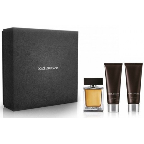 Dolce & Gabbana The One For Men набор для мужчин (100 мл. + 50 мл. Гель для душа + 50 мл. бальзам после бритья)