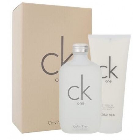 Calvin Klein CK One komplekts vīriešiem/sievietēm (200 ml. EDT + 200 ml. ķermeņa losjons)