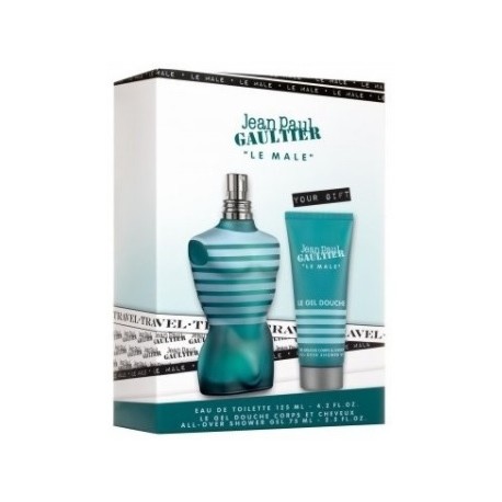 Jean Paul Gaultier Le Male komplekts vīriešiem (125 ml. EDT + 75 ml. dušas želeja)