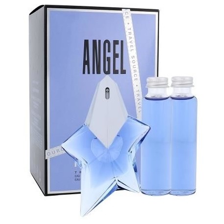 Thierry Mugler Angel komplekts sievietēm (50 ml. EDP smaržūdens + 2 x 50 ml EDP smaržu papildinājums)