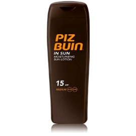 Piz Buin In Sun Moisturising Lotion SPF15 aizsargājošs mitrinošs losjons 200 ml.