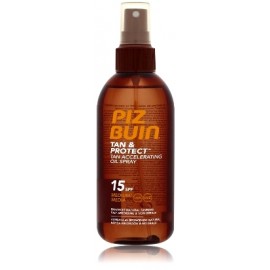 Piz Buin Tan & Protect Tan Accelerating Oil Spray SPF15 aizsargājoša un iedegumu veicinoša eļļa