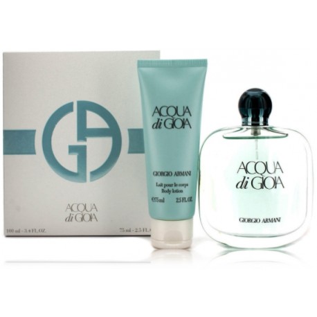 Acqua di Gioia komplekts sievietēm (100 ml. EDP + 75 ml. ķermeņa losjons)