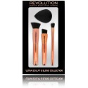 Makeup Revolution Ultra Sculpt & Blend Collection otiņu komplekts + meikapa sūklītis