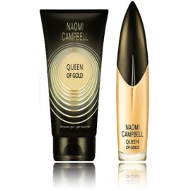 Naomi Campbell Queen of Gold komplekts sievietēm (15 ml. EDT + 50 ml. dušas želeja)