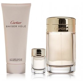 Cartier Baiser Vole komplekts sievietēm (100 ml. EDP + 6 ml. EDP + 100 ml. ķermeņa losjons)