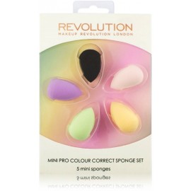 Makeup Revolution Mini Pro Colour Correct Sponge mini švammīšu komplekts