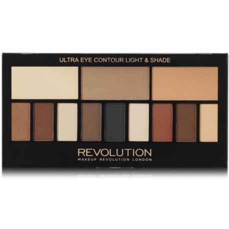 Makeup Revolution Ultra Eye Contour Light & Shade ēnu palete 14 g.