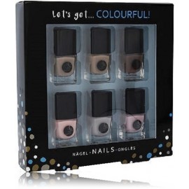 2K Let´s Get Colourful! Nudes Nail Polish nagu laku komplekts (6 x 5 ml.)