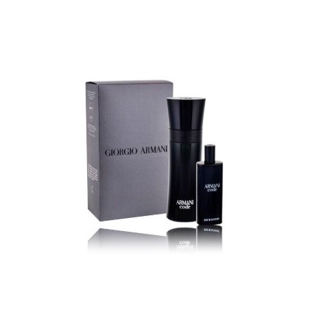 Giorgio Armani Code for Men komplekts vīriešiem (75 ml. EDT + 15 ml. miniatiūra)