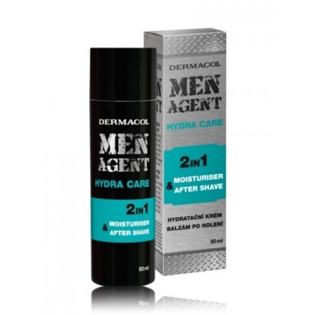 Dermacol Men Agent Hydra Care atsvaidzinošs balzams pēc skūšanās 50 ml.