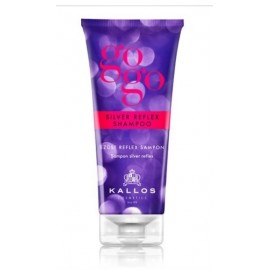 Kallos GoGo Silver Reflex Shampoo krāsu aizsargājošs šampūns gaišiem matiem 350 ml.