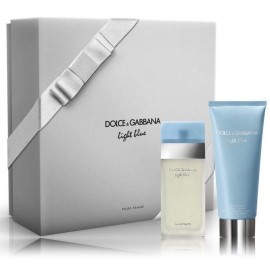 Dolce & Gabbana Light Blue komplekts sievietēm (25 ml. EDT + 50 ml. ķermeņa losjons)