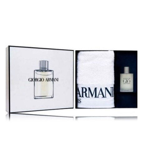 Giorgio Armani Acqua di Gio komplekts vīriešiem (100 ml EDT + dvielis)