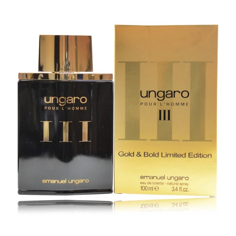 Emanuel Ungaro Ungaro Pour Lhomme Iii Gold And Bold Limited Edition 100
