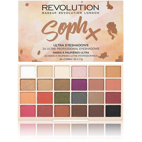 Makeup Revolution Soph X acu ēnu palete 26,4 g.