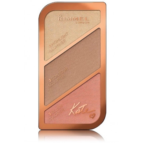 Rimmel Kate Sculpting sejas konturēšanas palete 002 Coral Glow 18,5 g.