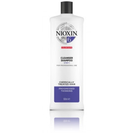 Nioxin System 6 šampūns pret matu izkrišanu ķīmiski bojātiem matiem 1000 ml.