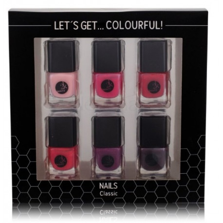 2K Let´s Get Colourful! Classics Nail Polish nagu laku komplekts (6 x 5 ml.)