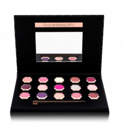 2K Polygon Eyeshadow Palette Rose acu ēnu palete 6,75 g.