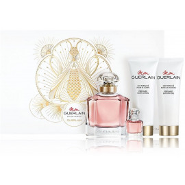 Guerlain Mon Guerlain komplekts sievietēm (100 ml. EDP + 5 ml. EDP + 75 ml. dušas želeja + 75 ml. ķermeņa losjons)