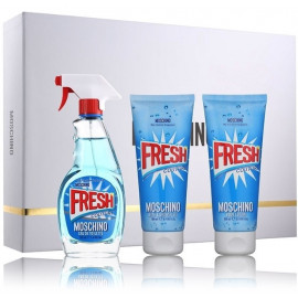 Moschino Fresh Couture komplekts sievietēm (100 ml. EDT + 100 ml. ķermeņa losjons + 100 ml. dušas želeja)