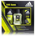Adidas Pure Game komplekts vīriešiem (100 ml. EDT + 150 ml. dezodorants + 250 ml. dušas želeja)
