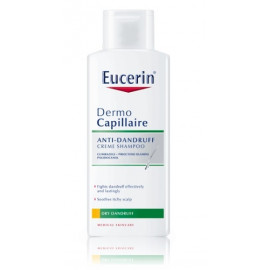 Eucerin DermoCapillaire anti dry dandruff šampūns pret blaugznām 250 ml.