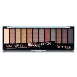 Rimmel Magnif Eyes acu ēnu palete 14 g. krāsa 001 Nude Edition