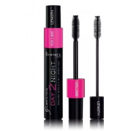 Rimmel Day 2 Night skropstu tuša 001 Black 9,5 ml.