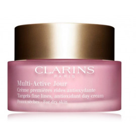 Clarins Multi-Active Day Cream atjaunojošs dienas sejas krēms sausai ādai 50 ml.